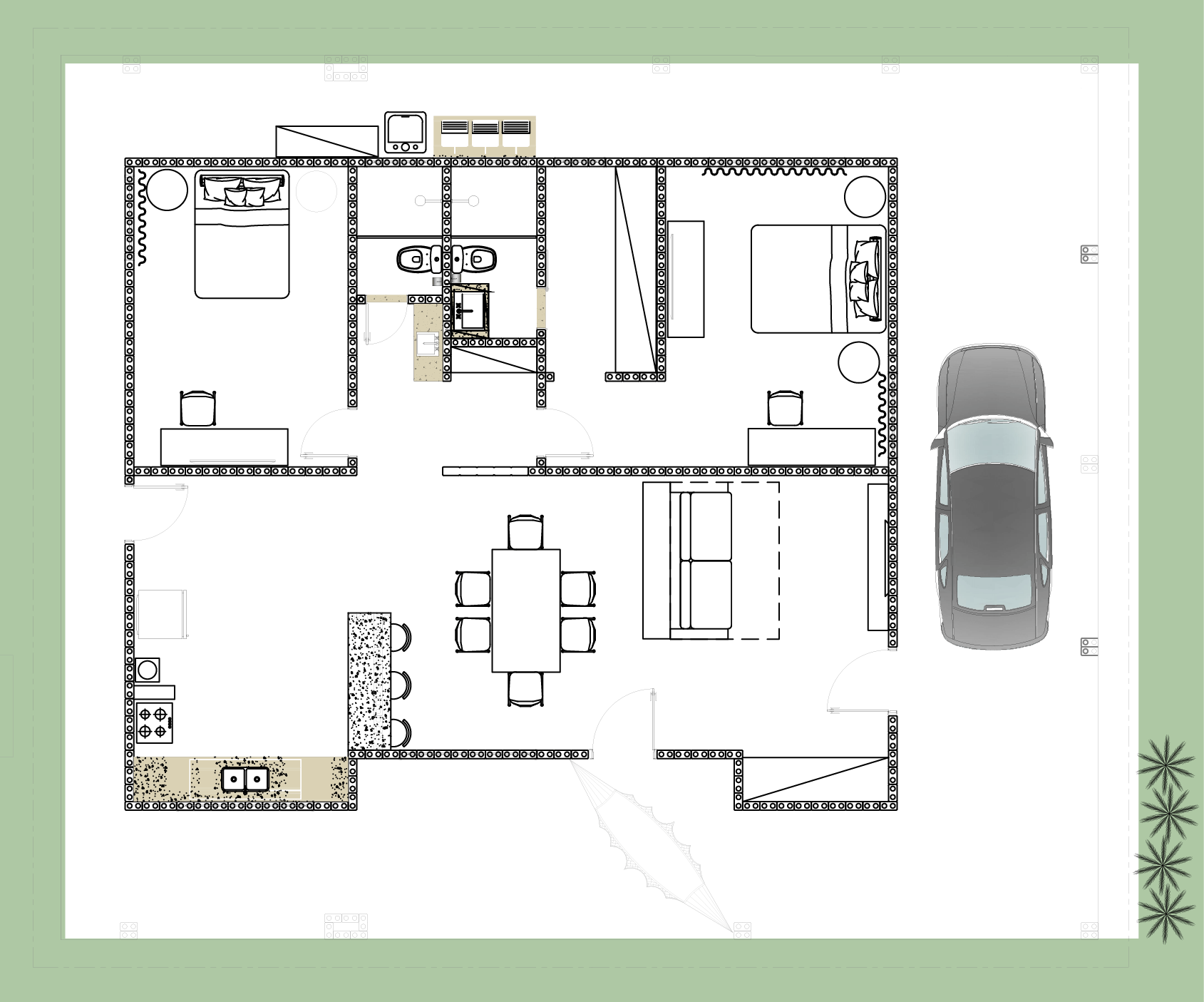 Planta baixa Casa PI